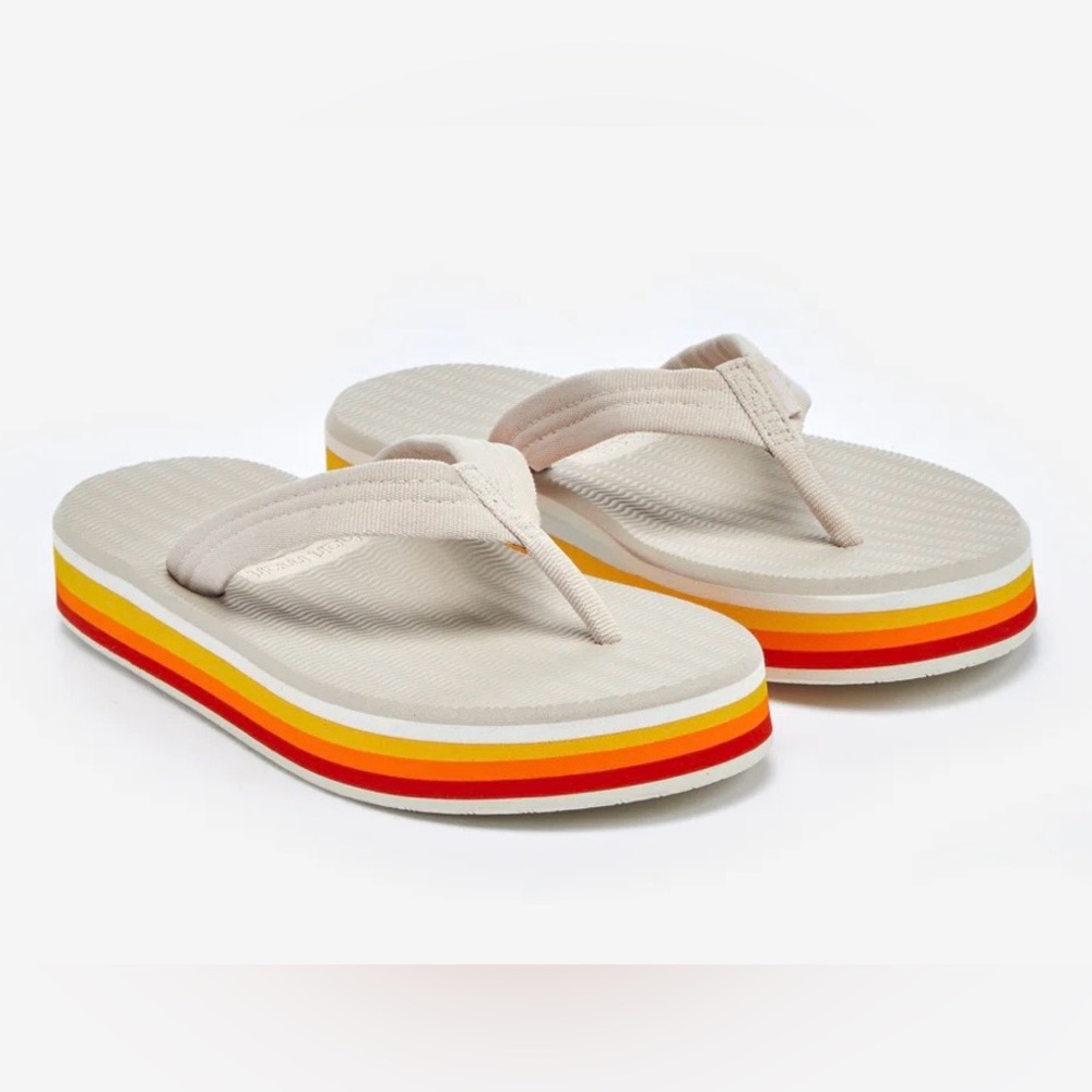 Hari Mari Dunes Sunset Cloud Platform Flip Flops